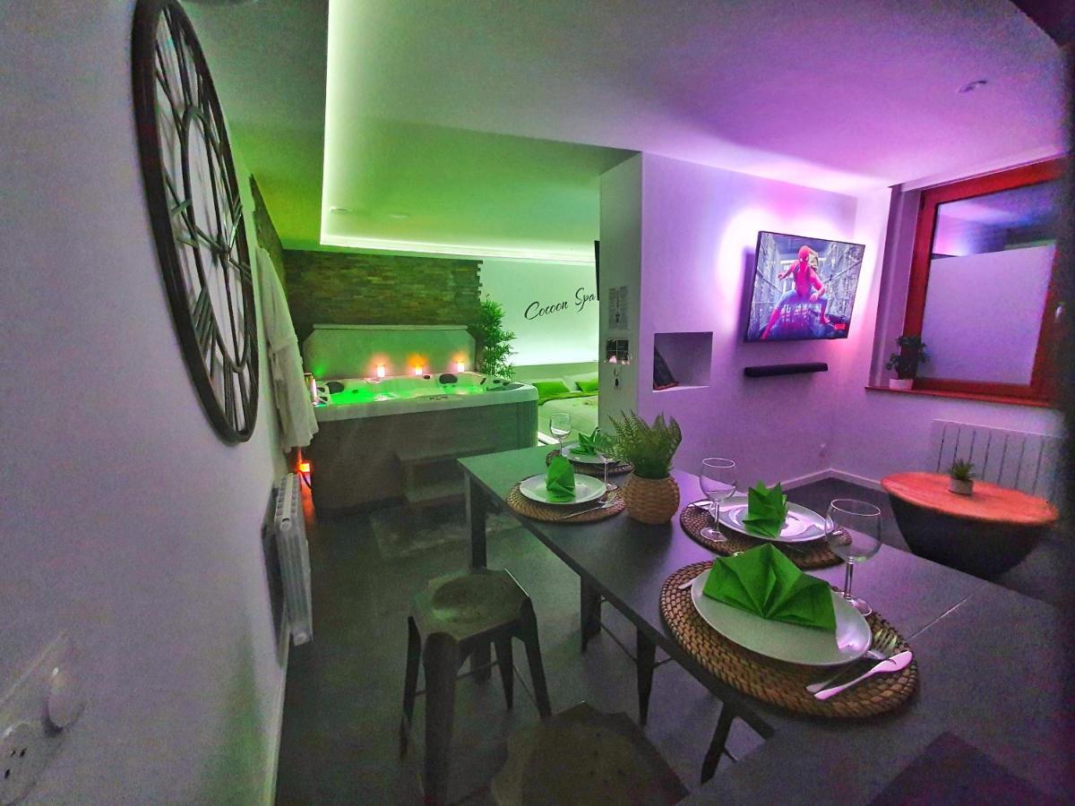 Apartment Cocoon Spa-4 Pers-jacuzzi-parking-jardin-clim-colmar *