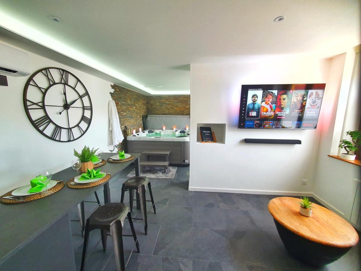 Apartment Cocoon Spa-4 Pers-jacuzzi-parking-jardin-clim-colmar *